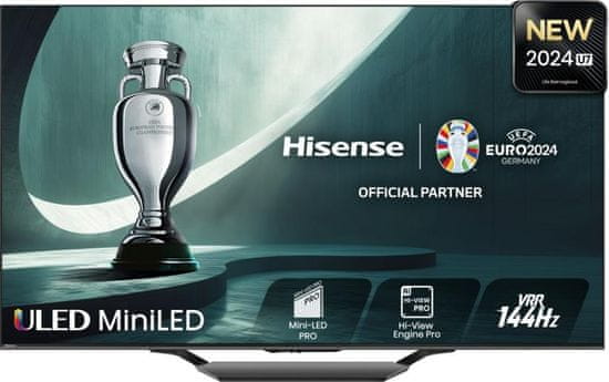 Hisense 75U7NQ 4K UHD Mini LED televizor, VIDAA OS - odprta embalaža