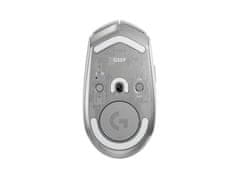 Logitech G309 LIGHTSPEED Wireless miška, bela