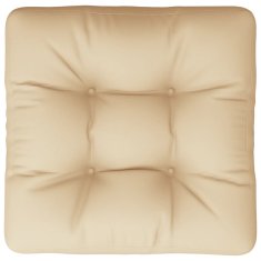 Vidaxl Blazina za kavč iz palet bež 50x50x12 cm