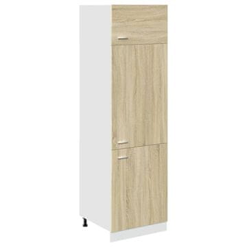 Vidaxl Omara za hladilnik “Lyon” sonoma hrast 60x57x207 cm