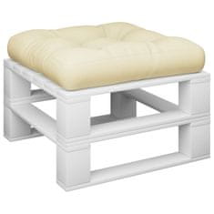 Vidaxl Blazina za kavč iz palet krem 60x60x12 cm