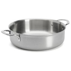 de Buyer Hrnec , 3612.28, ALCHIMY, nízký, nerezový, průměr 28 cm, objem 3,8 l, zahnutý okraj, 2 ouška