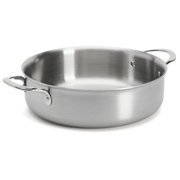 de Buyer Hrnec , 3612.28, ALCHIMY, nízký, nerezový, průměr 28 cm, objem 3,8 l, zahnutý okraj, 2 ouška