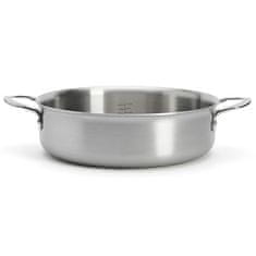 de Buyer Hrnec , 3612.28, ALCHIMY, nízký, nerezový, průměr 28 cm, objem 3,8 l, zahnutý okraj, 2 ouška