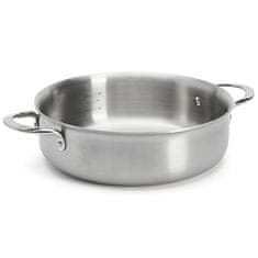 de Buyer Hrnec , 3612.24, ALCHIMY, nízký, nerezový, průměr 24 cm, objem 2,3 L, výška 7,53 cm, zahnutý okraj