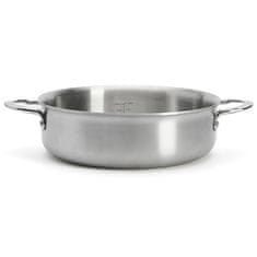 de Buyer Hrnec , 3612.24, ALCHIMY, nízký, nerezový, průměr 24 cm, objem 2,3 L, výška 7,53 cm, zahnutý okraj