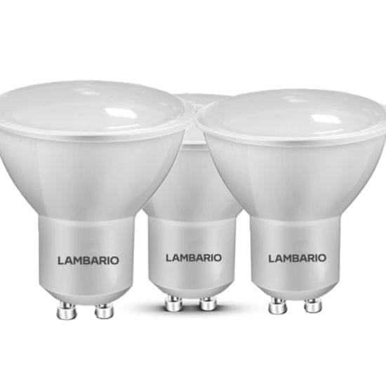 LAMBARIO 3 x Advance 6W GU10 SMD 100DG PLS 3000K LED žarnica (3 kom)