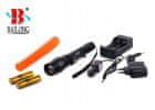 Svetilka Bailong BL-8668, LED typu CREE XM-L T6 + opozorilni ročaj E-052