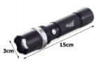 Svetilka Bailong BL-8626, LED typu CREE XPE + opozorilni ročaj E-065