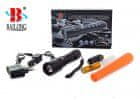 AKU svetilka Bailong BL-1898B, LED tip CREE XPE + opozorilni ročaj E-081 