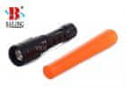 AKU svetilka Bailong BL-1898B, LED tip CREE XPE + opozorilni ročaj E-081 