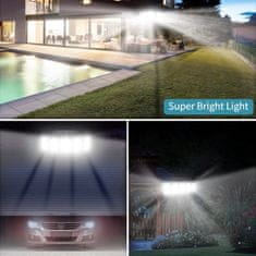 e-light Solarna varnostna luč na senzor s 300 LED IP65 z daljinskim upravljalnikom