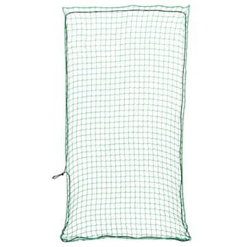 Vidaxl Mreža za prikolico z elastično vrvjo zelena 8x3,5 m PP