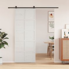 shumee Hlevska vrata bela 80x208 cm trdna borovina