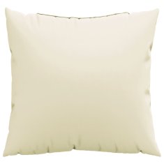 Vidaxl Blazine za kavč 4 kosi krem 50x50 cm blago