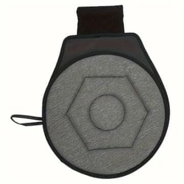 JOIRIDE® Sedežna blazina, Vrtljiva blazina, Blazina za avto, Udobno sedenje (Črna) | SPINPAD