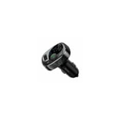 BASEUS avtomobilski FM-oddajnik + avtopolnilec 2xUSB, microSD, črn