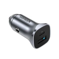 Ugreen CD137 AVTOPOLNILEC DVOJNI PD30W+SCP22.5W