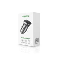 Ugreen CD137 AVTOPOLNILEC DVOJNI PD30W+SCP22.5W