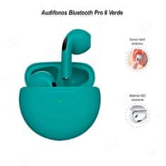 Mormark Brezžične slušalke, Bluetooth slušalke, Touch Control tehnologija, Čist zvok, Udobno prileganje (Zelena) | INPODS