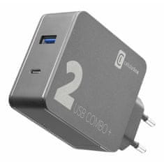 CellularLine Hišni 1xUSB, 1xUSB-C 48W PD (COMBO+)