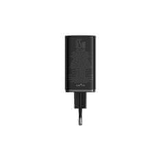 BASEUS hišni polnilec GaN6 pro 65W, 2xUSB, 2xUSB-C, črn