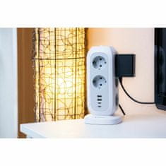 Verbatim EUPT-01 Multi Plug Power Tower 11 AC outlets
