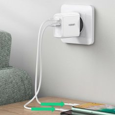 Ugreen CD170 Hitri hišni polnilec USB-C 38W EU, bel
