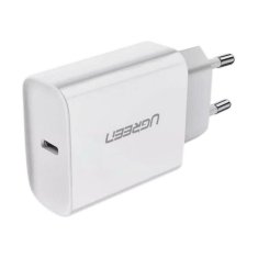 Ugreen CD137 Hišni polnilec USB-C z PD 20W EU, bel