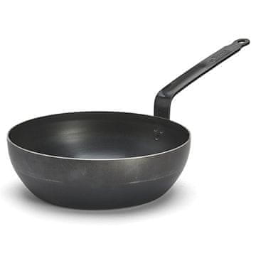 de Buyer Pánev , 5214.28, BLUE CARBON, hluboká, modrá ocel, průměr 28 cm, výška 9 cm, vysoké hrany