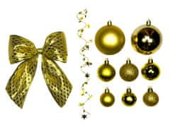 LAALU.cz Okrašeno umetno božično drevo GOLDEN CHRISTMAS II 60 cm z LED osvetlitvijo v cvetju