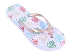 sarcia.eu Belo-zlate japonke, ženske natikači za bazen, Hogwarts Harry Potter - Uradna Licenca 40-41 EU / 7-8 UK