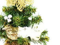 LAALU.cz Okrašeno umetno božično drevo s 14 okraski TINY 4 v lončku 25 cm