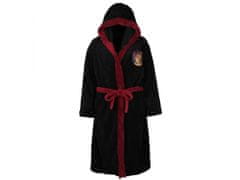 sarcia.eu Črn moški kopalni plašč s kapuco Harry Potter GRYFFINDOR, certifikat OEKO-TEX STANDARD 100 S