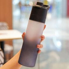 Netscroll Steklenička za vodo s pršenjem 2 v 1, flaška za vodo, ki vas resnično osveži, modern design, neutralne barve so primerne za vsakogar, MistBottle