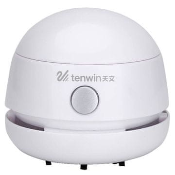 slomart Mini brezžični namizni sesalnik Tenwin 8052-2 micro USB (bel)