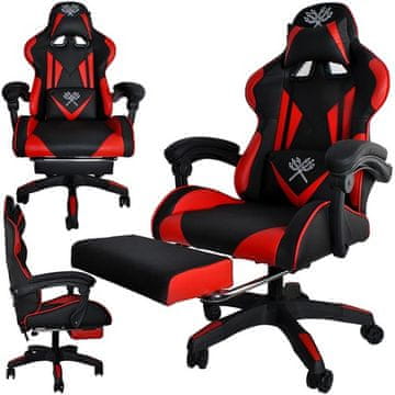 Volino Gaming stol - črno-rdeč Mx-Master