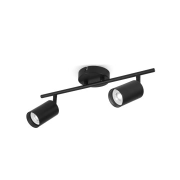 LAMBARIO 2XGU10 MAX7W Black Ceiling Lighting Fixture