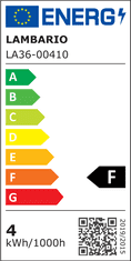 LAMBARIO Advance 4W E14 C35 CLR FLM 3000K led žarnica