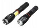 USB svetilka COB U3 LED s funkcijo ZOOM 9W E-224