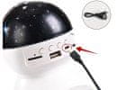 Nočni LED projektor zvezd z USB Črna E-243-CN
