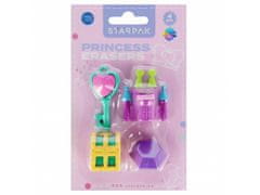 STARPAK 4x Radirka, princesa, grad 3D 