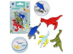 STARPAK 4x Radirka, dinozavri 3D 