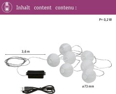 Paulmann solarna LED veriga 3,6m IP44 3000K