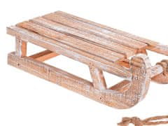 LAALU.cz Rjave lesene sani 30 cm
