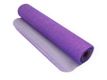 LAALU.cz Zvitek mreže z bleščicami vijolične barve 36 cm x 5 m