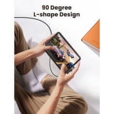 Ugreen  US335 KOTNI (2) KABEL USB C 100W 1M SIV