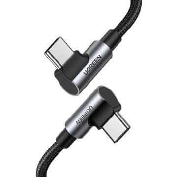 Ugreen US335 KOTNI (2) KABEL USB C 100W 2M SIV