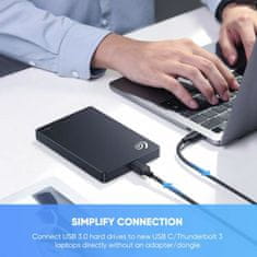 Ugreen US312 USB-C -MICRO B Kabel 1m, črn