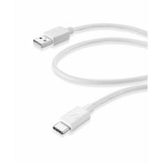 CellularLine  USB kabel, 0,6m USB-C, bel